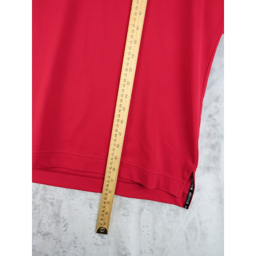 FootJoy Tampa Palms Golf Country Club Polo Shirt Mens XL Red Performance - Picture 5 of 7